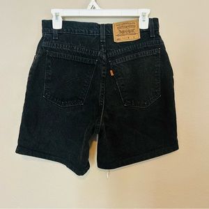 Black Levi’s 90s Vintage High Waisted Shorts